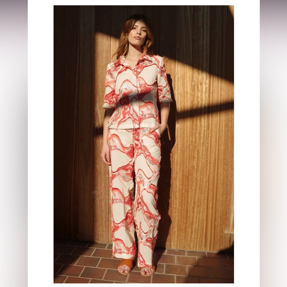 Arianne Elmy vacation flow pants $230 small - Picture 7 of 16